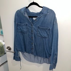 American Eagle Denim Top XL